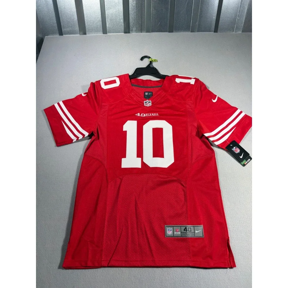 Nike San Francisco 49ers Jimmy Garoppolo 10 On-Field Jersey Mens Medium Red NEW